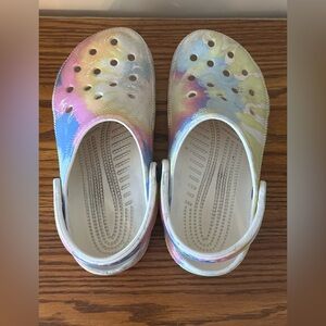 Crocs Classic Tie Dye Clogs Size W7 M5 Womens Men’s
